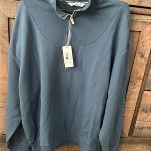 Women’s NWT Johnnie-O quarter-zip in Bering sea blue